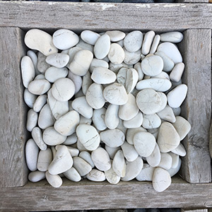 Pierre décorative : pierres de rocaille et de rivière